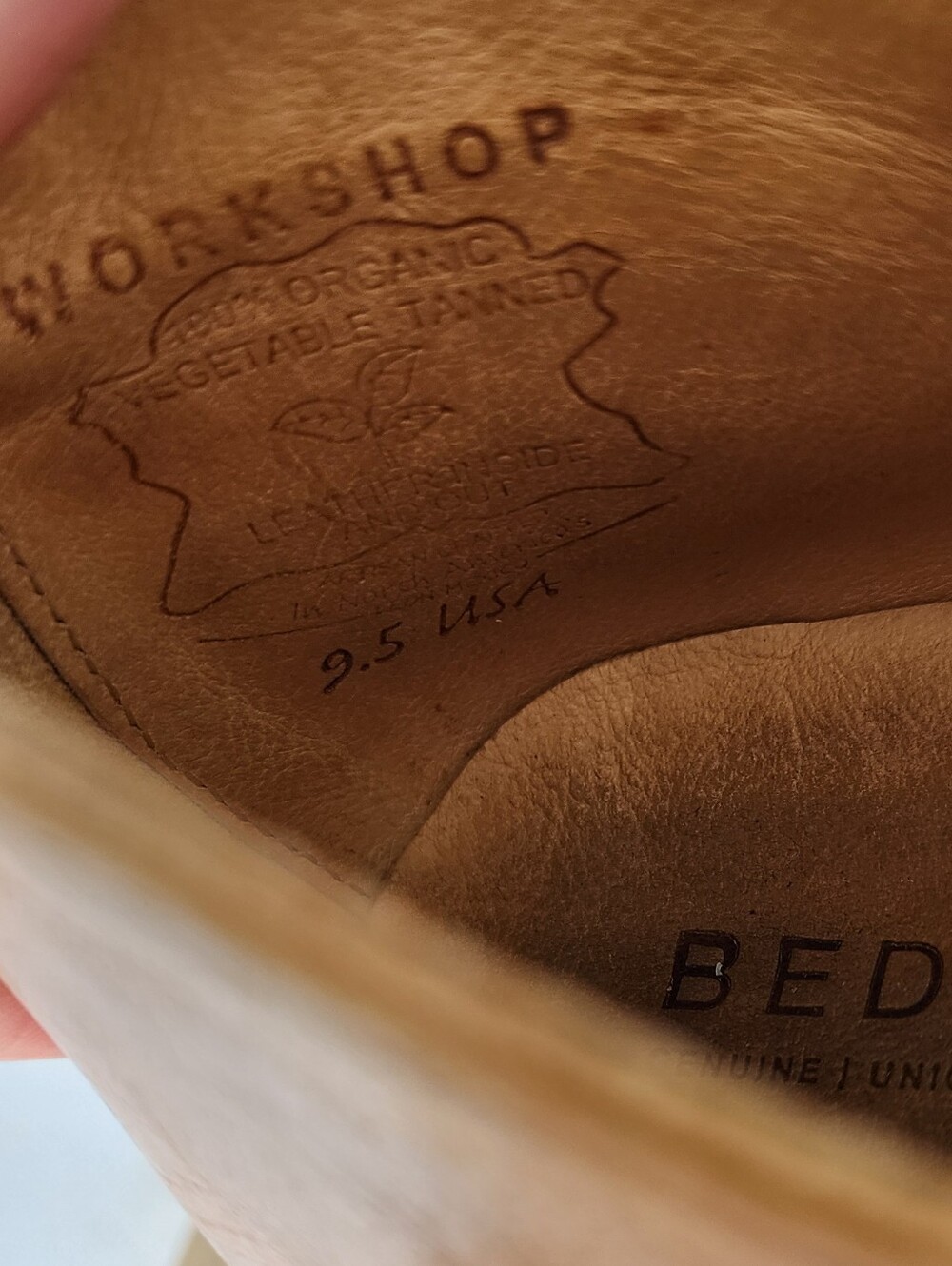 Bed Stu Trough Tan Leather Cutout Block Heel Booties - Picture 8 of 13